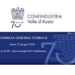 Assemblea 2016 Confindustria Valle d'Aosta, Welcome Day e Premio "Eccellenze al Lavoro"